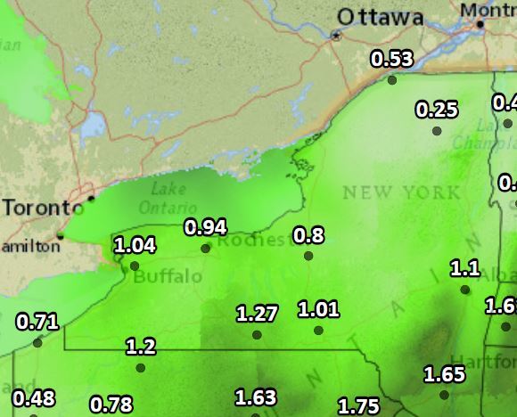 'Powerful storm' hits Upstate NY today: high winds, heavy rain and some snow