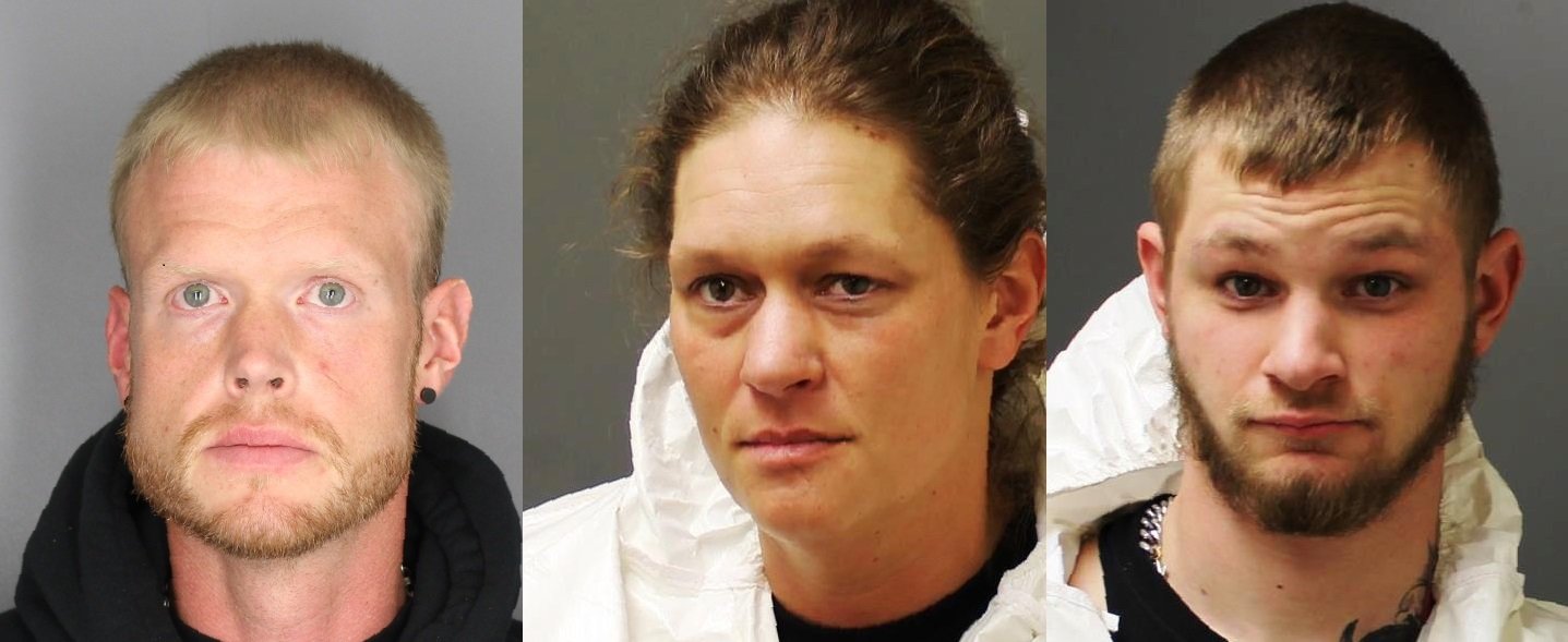 Police: Trio arrested with 21 guns, 1,000 rounds of ammo, 3 silencers and drugs