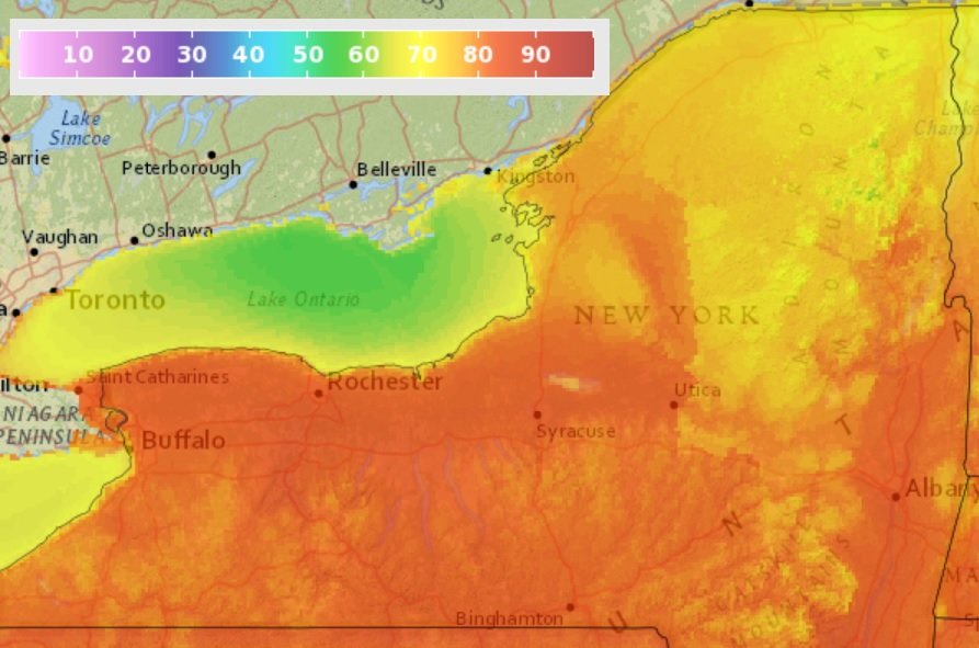 Upstate NY could be looking at its hottest days so far this year