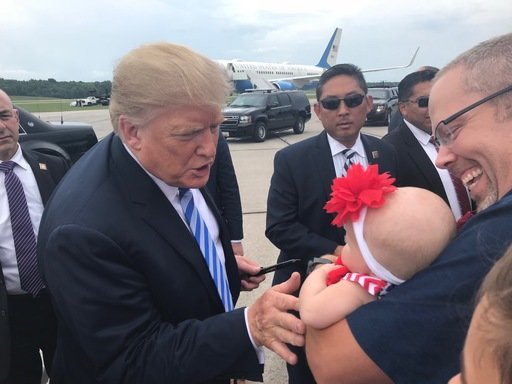 CNY family, including baby, meets Trump: 'It was absolutely amazing'