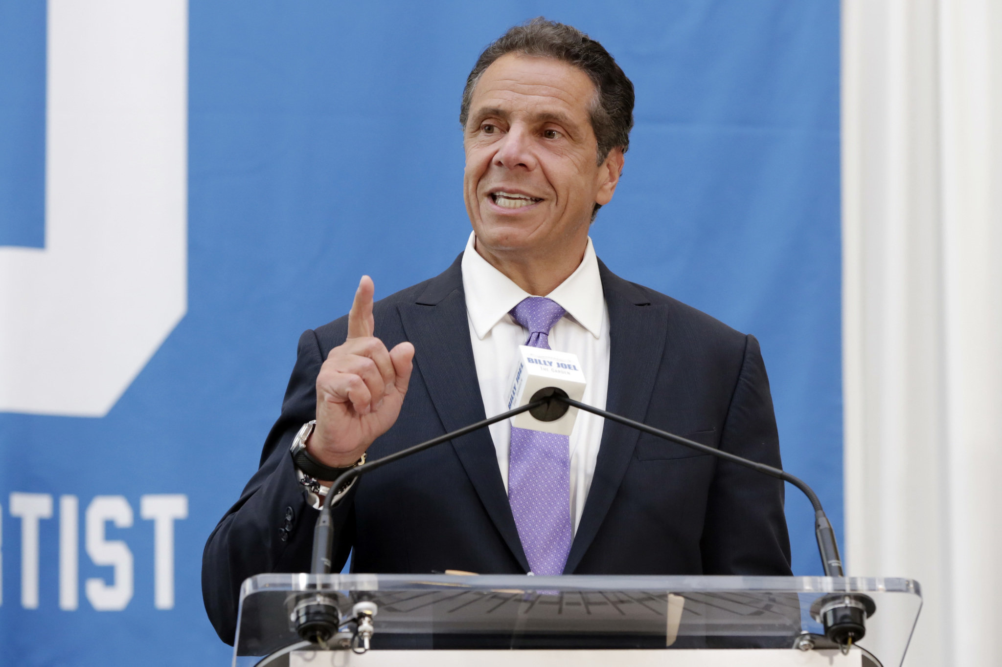 Gov. Cuomo lashes out at Trump, says America 'was never that great'