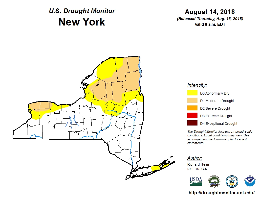 Despite Flooding Rains In Southern Upstate NY, Drought Persists In ...