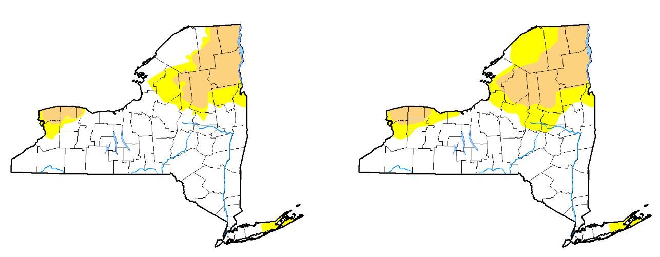 Upstate NY drought starts to recede