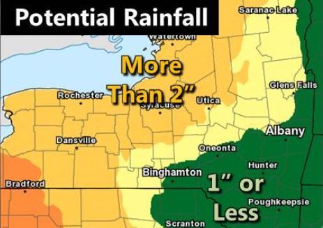 Flooding possible in Upstate NY from Tropical Storm Gordon remnants