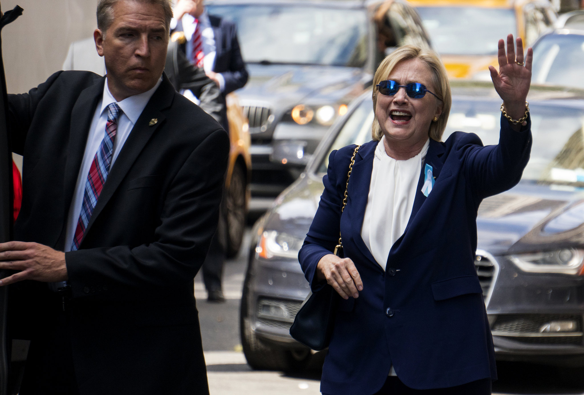 Hillary Clinton's health re-emerges as issue after stumbling, diagnosis of pneumonia