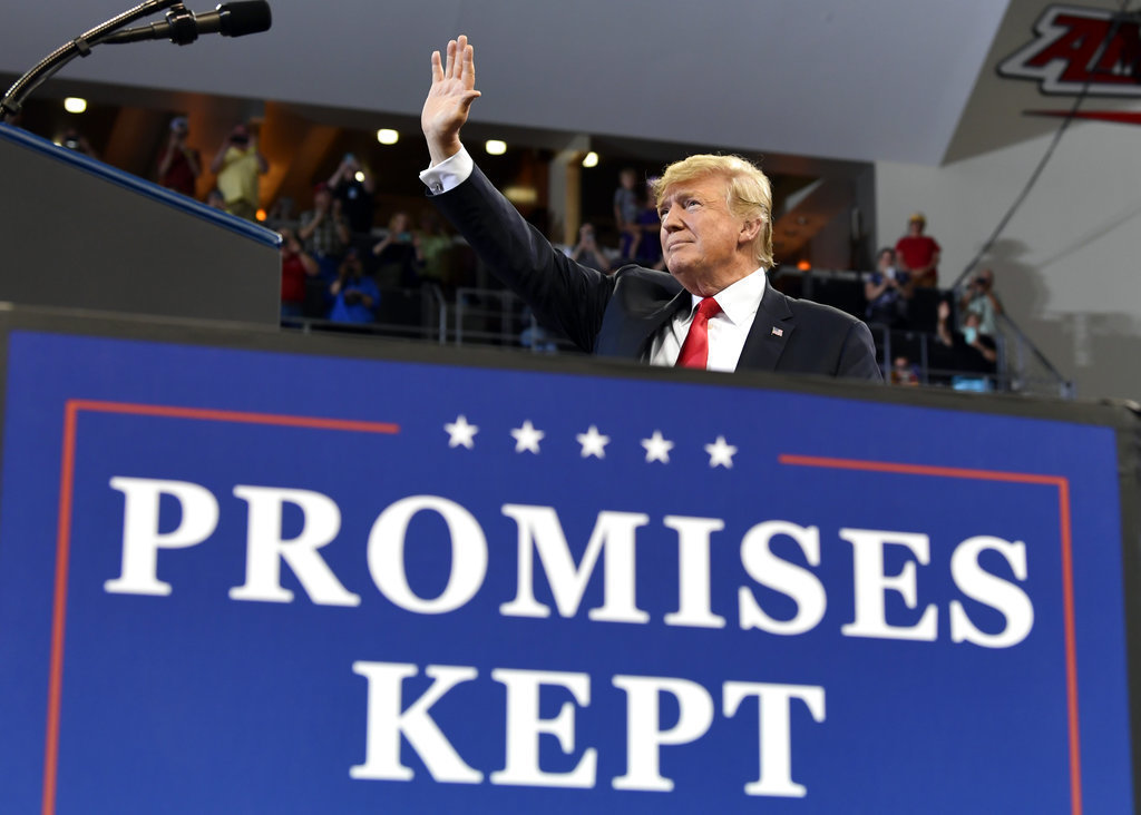 Trump basks in cheers at rally in Minnesota as he touts hawkish immigration policies