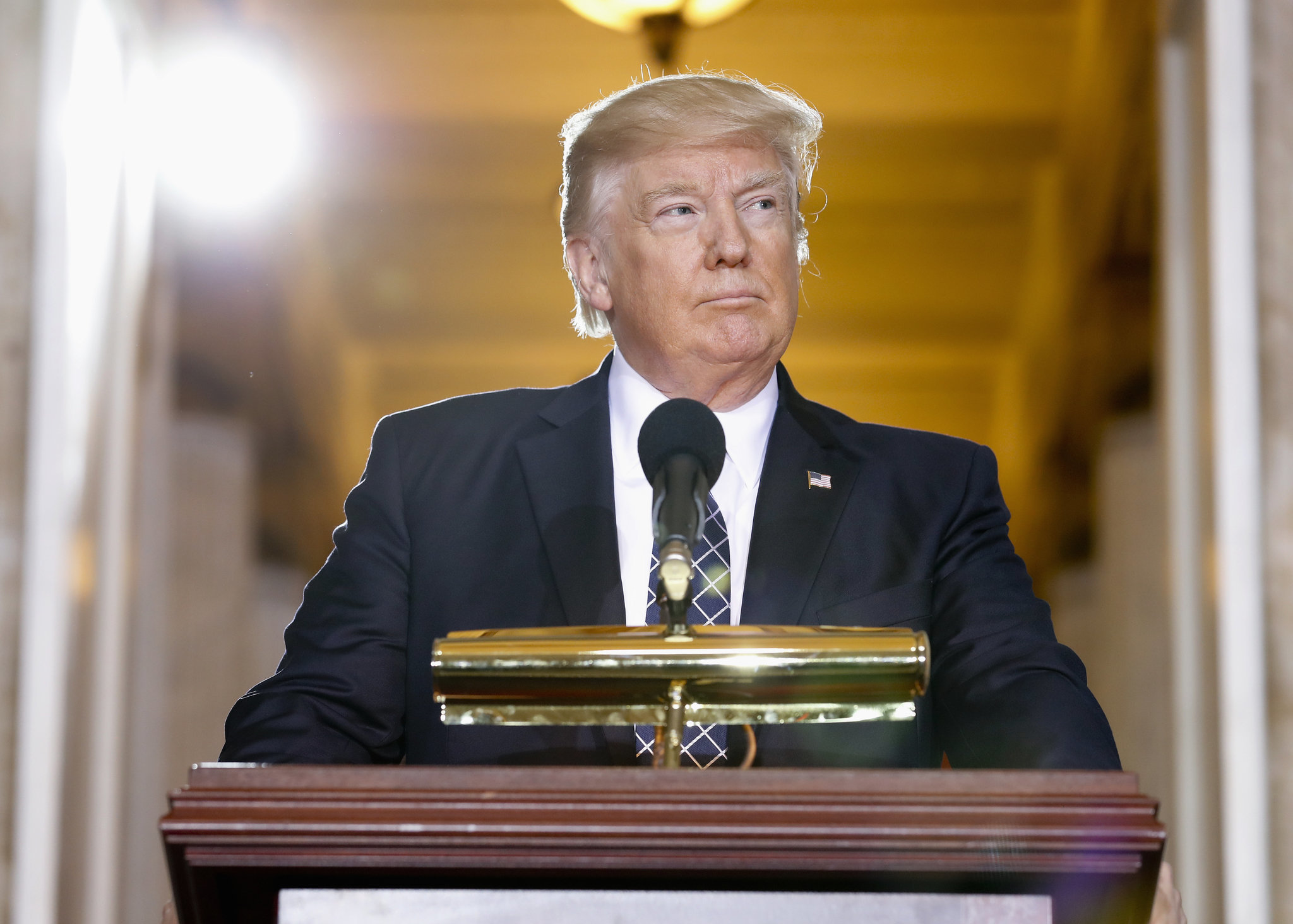 Trump puts Harrisburg in national spotlight on his 100th day