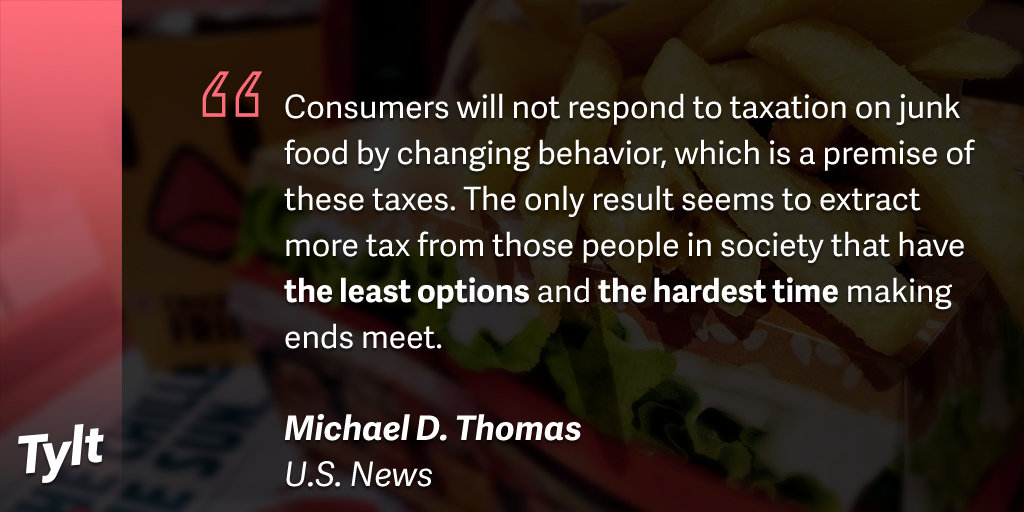 Should the U.S. tax junk food?