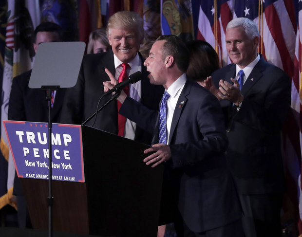 Reince Priebus is picked by Donald Trump as chief of staff