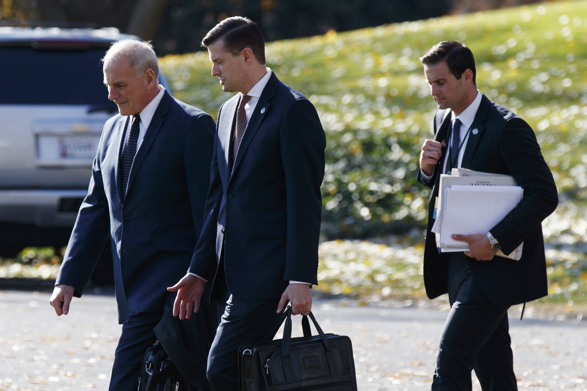 Top Trump officials knew of abuse allegations against Rob Porter for months
