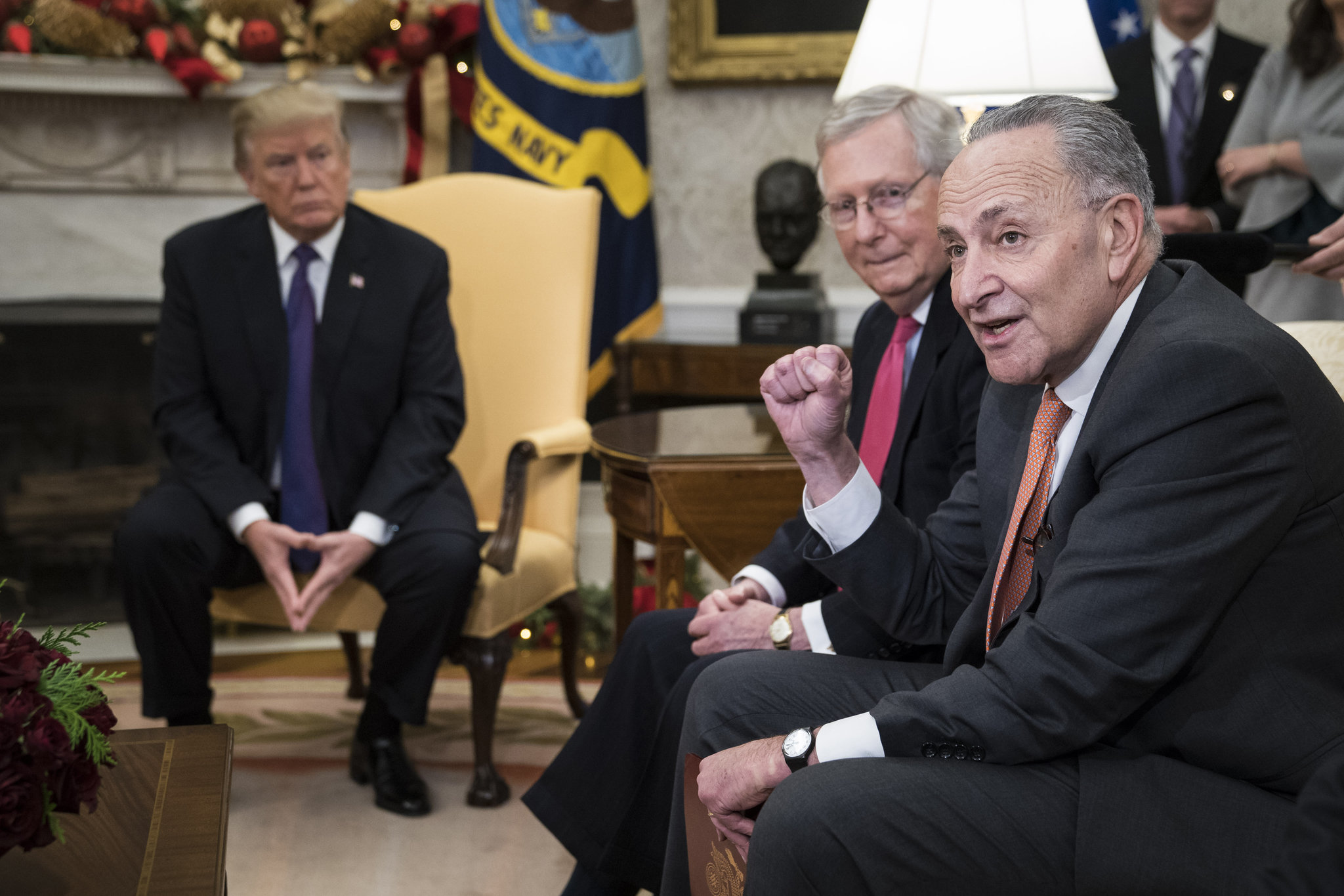 'Negotiating with Jell-O': Schumer describes working with Trump on government shutdown