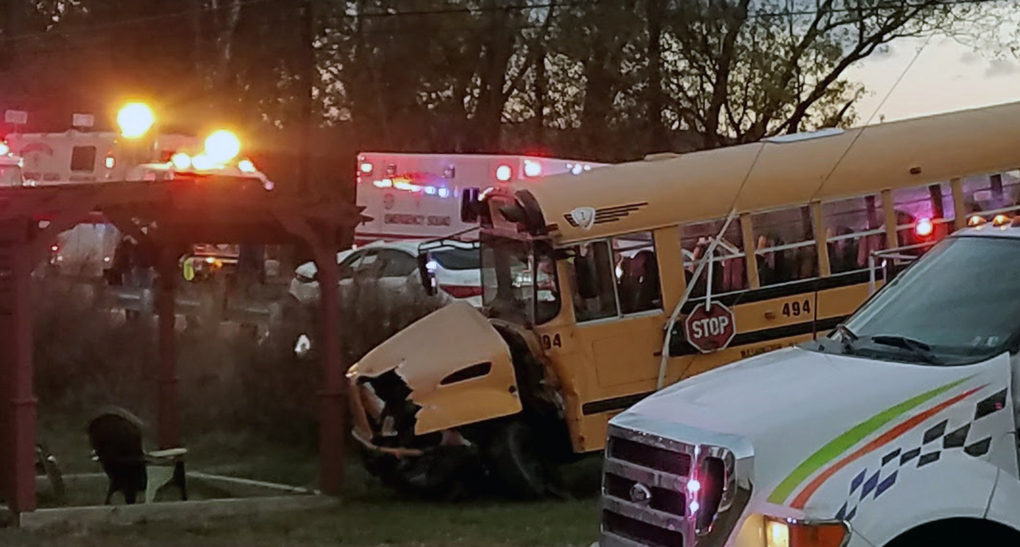 School bus involved in Warren County crash