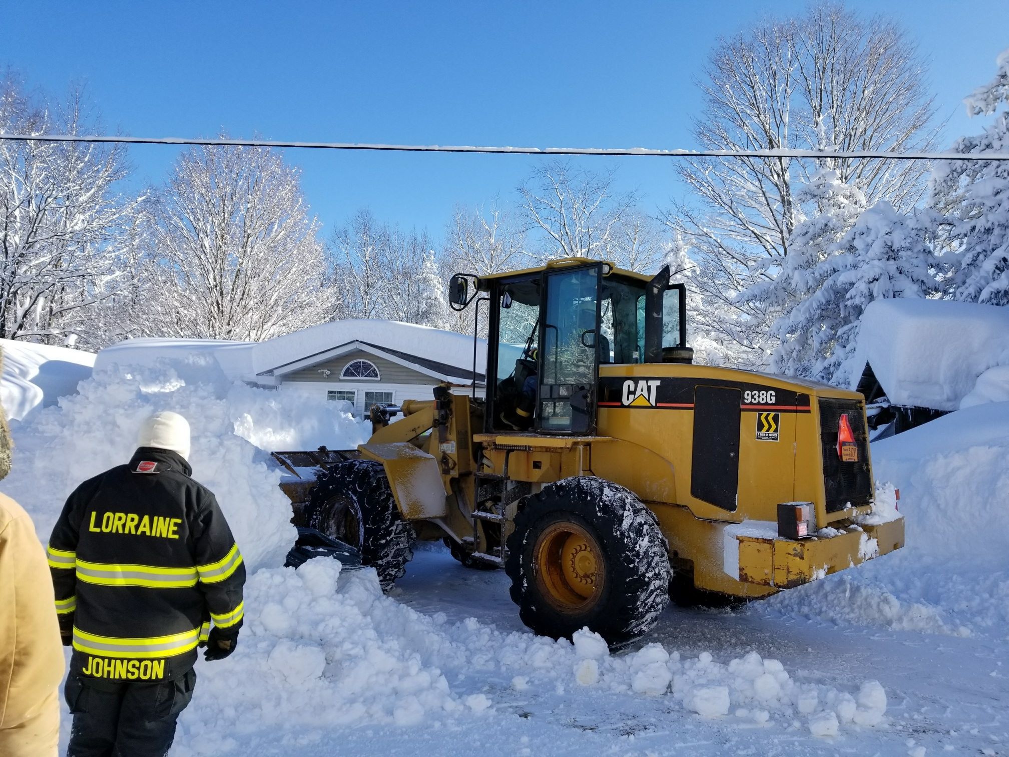 Buried under the snow